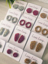 Load image into Gallery viewer, Josie Glitter Studs