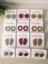 Load image into Gallery viewer, Josie Glitter Studs