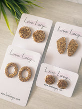 Load image into Gallery viewer, Josie Glitter Studs