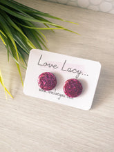 Load image into Gallery viewer, Josie Glitter Studs