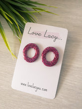 Load image into Gallery viewer, Josie Glitter Studs