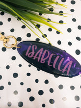 Load image into Gallery viewer, Galaxy Ink Key Rings / Bag Tag - Personalised