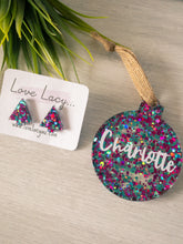 Load image into Gallery viewer, Christmas Bauble and Tree Stud Duo
