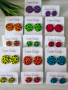 Carissa Studs Neon