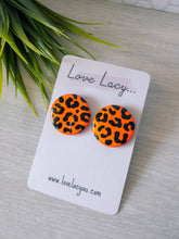 Load image into Gallery viewer, Carissa Studs Neon
