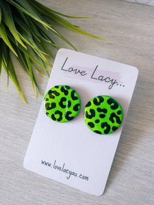 Carissa Studs Neon