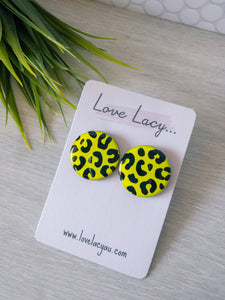 Carissa Studs Neon