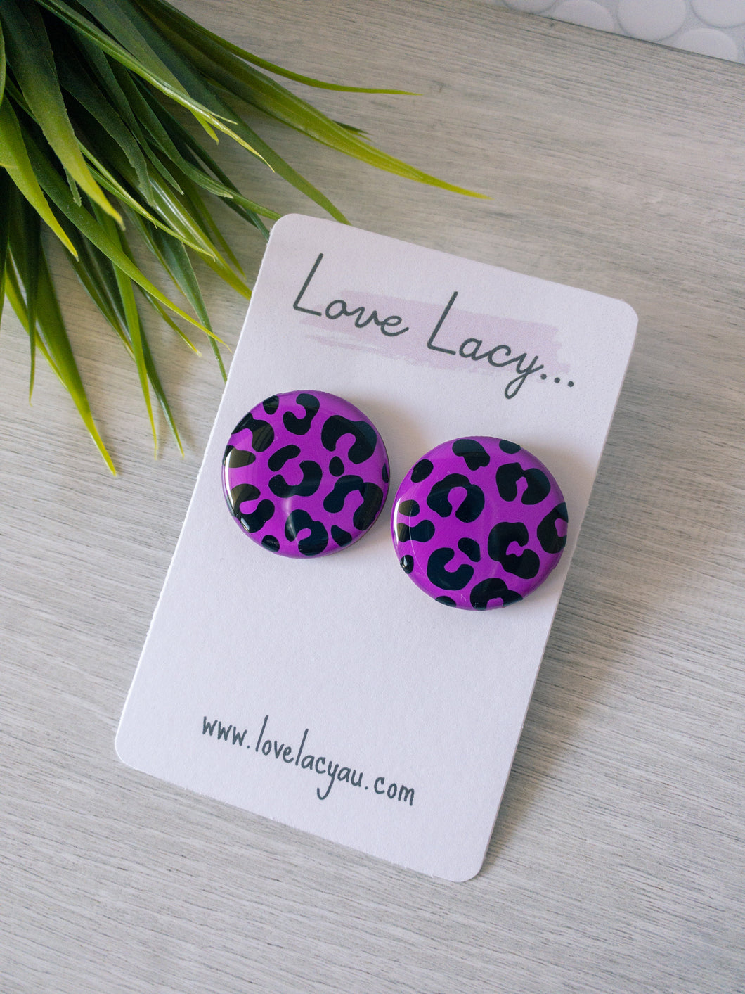 Carissa Studs Neon