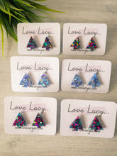 Load image into Gallery viewer, Mini Christmas Tree Studs
