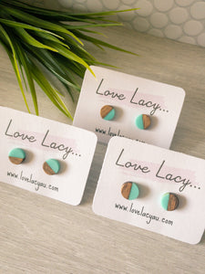 Mini Wood Studs with Colour