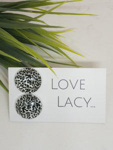 Leopard Maxi Studs