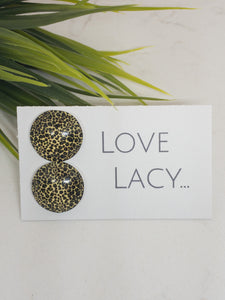 Leopard Maxi Studs