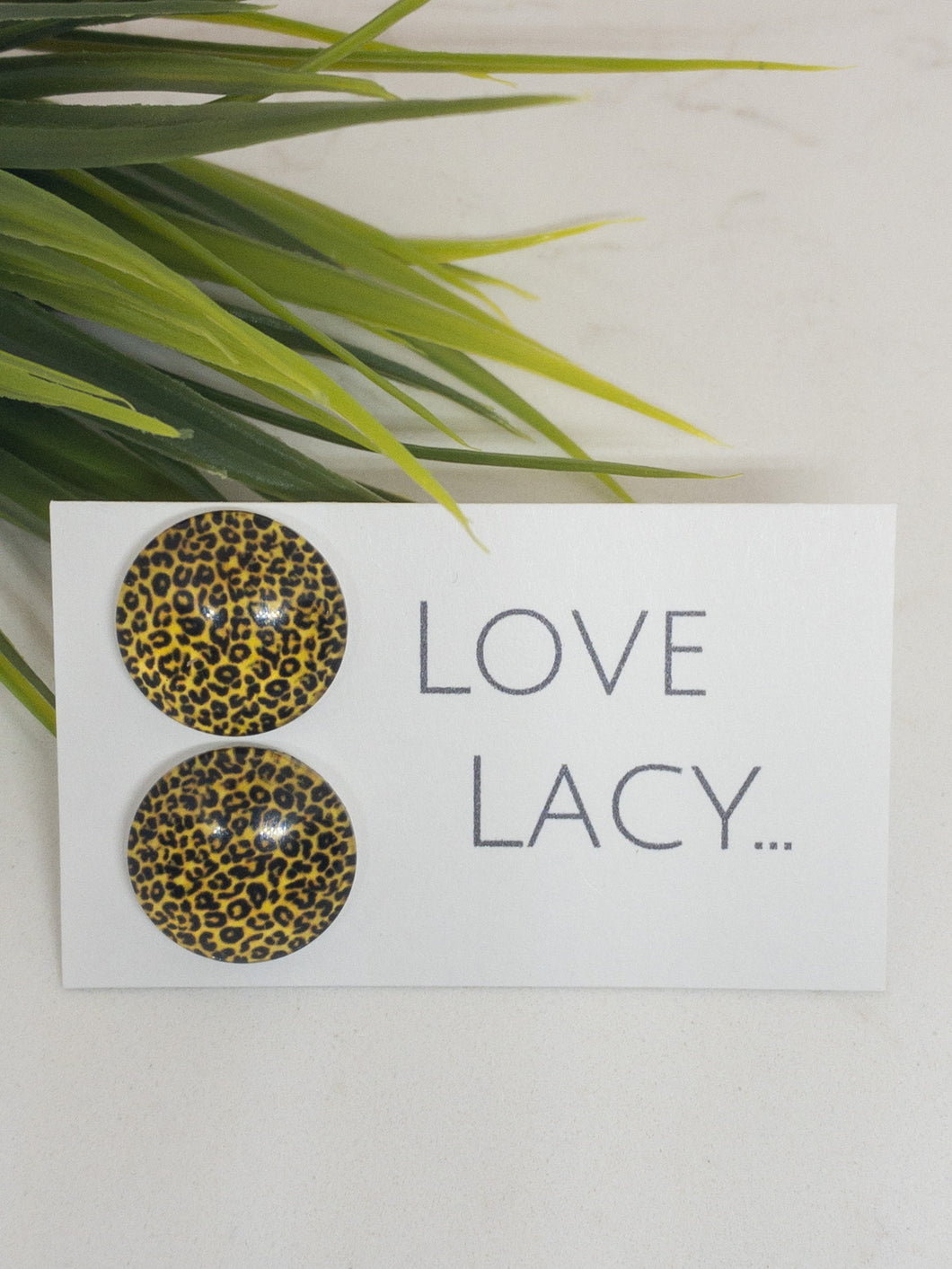 Leopard Maxi Studs