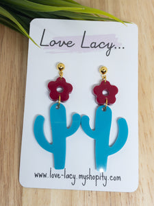 Cora Cactus Dangles