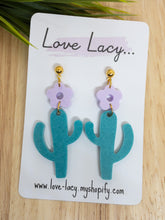 Load image into Gallery viewer, Cora Cactus Dangles
