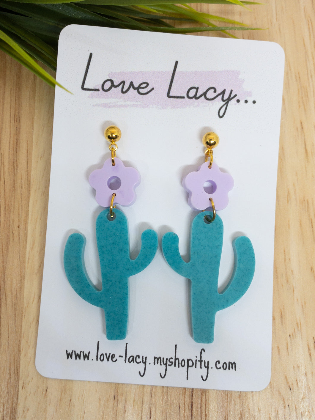 Cora Cactus Dangles