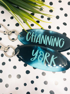 Galaxy Ink Key Rings / Bag Tag - Personalised