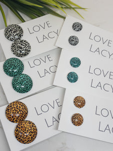 Leopard Mini Studs