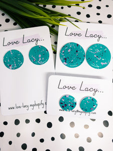 Splatter Teal