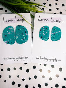 Splatter Teal