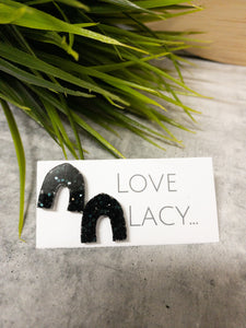 Glitter Arch Studs