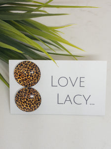 Leopard Maxi Studs