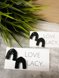 Glitter Arch Studs